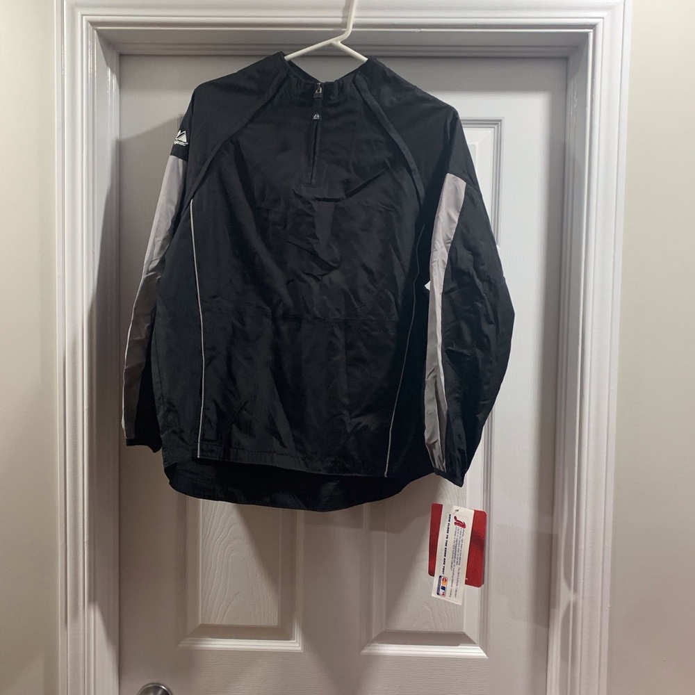 Majestic Warmup Jacket LY Removable Sleeves